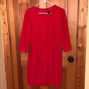Red Jcrew Dress